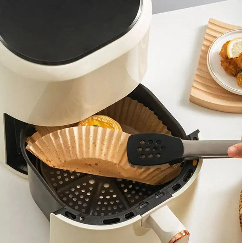 "Air Fryer Fácil – Formas de Papel Antiaderente para Cozinha Saudável"